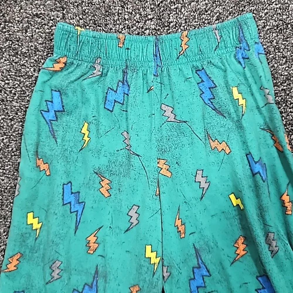 Circo Boys 8-10 Green with Lightning Bolt Pajama Bottoms